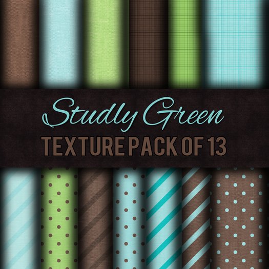 Studly Green - Texture Pack of 13