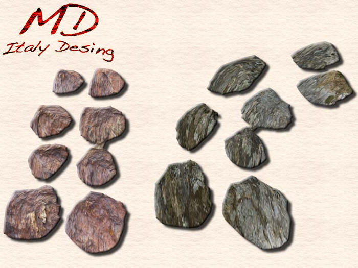 [MD] Rocks pack + texture chager HUD (FULL MOD)