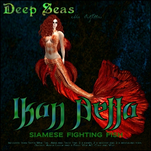 -Deep Seas- Ikan Betta - Flame