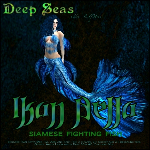 -Deep Seas- Ikan Betta - Sky