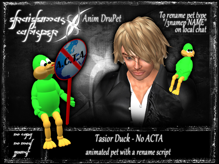 Anim DruPet - Tasior Duck - No ACTA