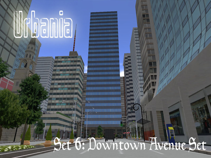 Urbania Urban Development Kit - Downtown Avenue Set