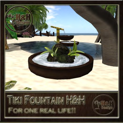 Tiki Fountain H&H - BOXED