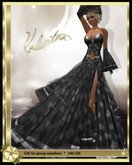 Valentina - Black - Dress Formal * Robe Formelle