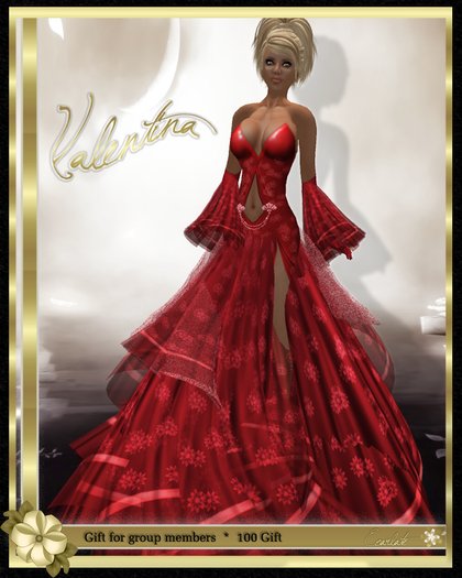 Valentina - Red - Dress Formal * Robe Formelle