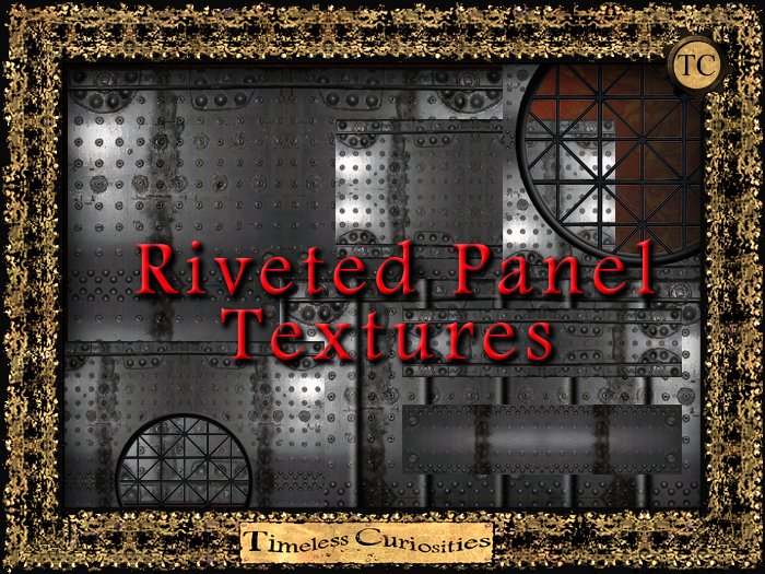 TC STeampunk Riveted Panels Textures 