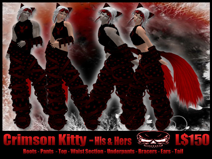 ..::Sweet::.. Crimson Kitty His & Hers