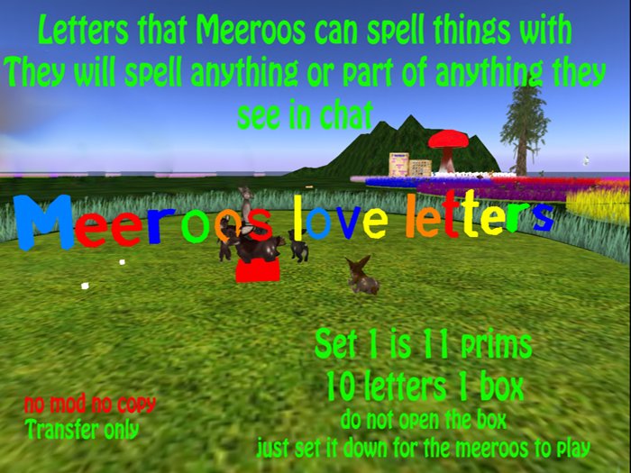 Meeroos Love Letters (Set 1)