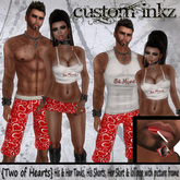 Custom iNKZ - Two of Hearts  Matching His & Hers Valentines Day Outfits  [NEW & PROMO]