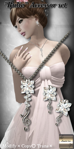 ((Crystal line))Rulie Accessor set