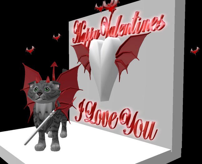 Cattery Valentine Devil