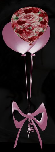 Roses and Hearts Balloons