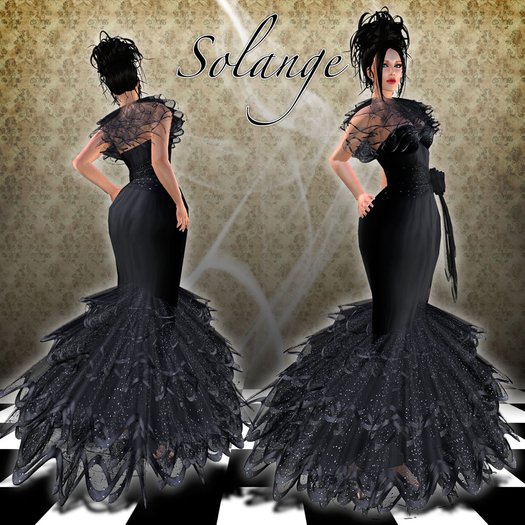.::  SOLANGE LONG BLACK ::.