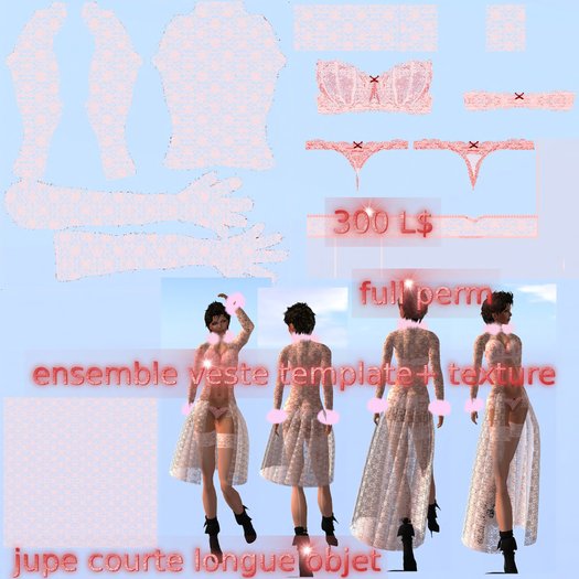 ensemble rose robe de nuit