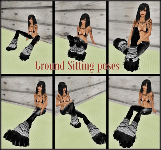 10 GROUND SITTING POSE BALLS