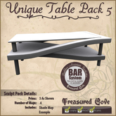 -TC- Unique Table Pack 5