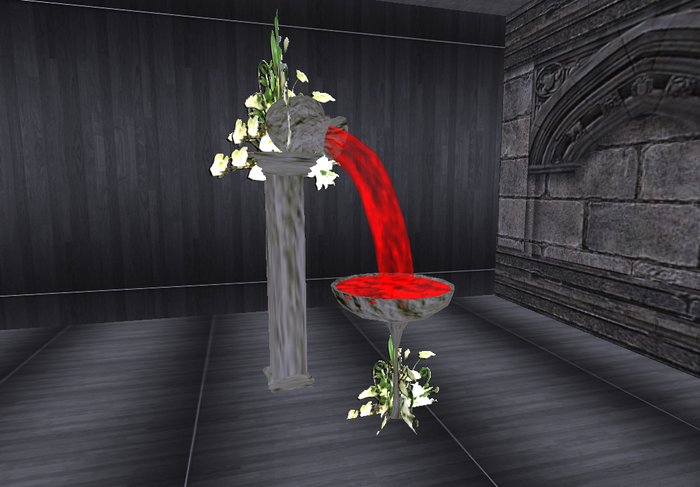 Wedding floral decoration goth