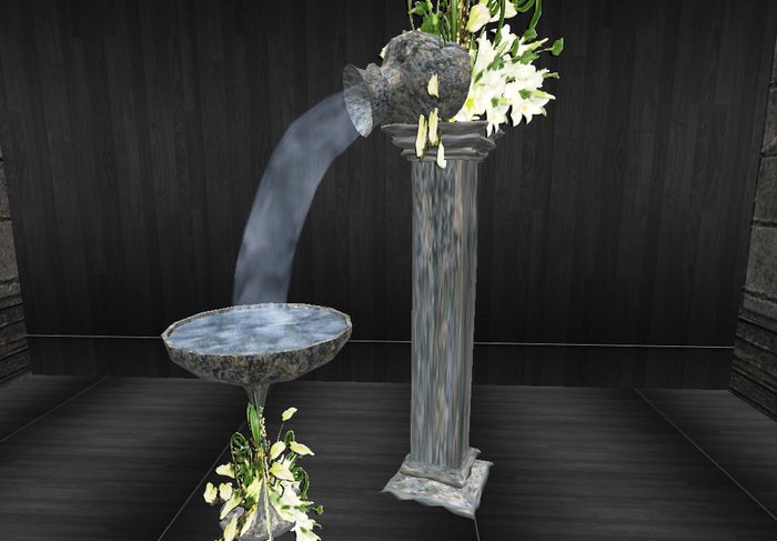 Wedding floral decoration dark