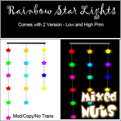MN- Rainbow Star Lights