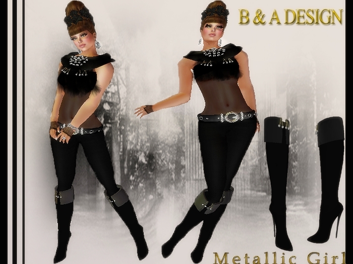 Metalic Girl Outfit [B&A Design ]