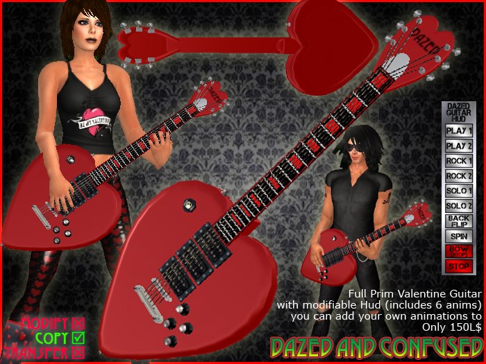 Dazed Valentine Guitar