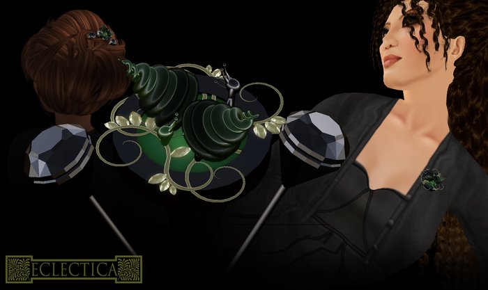 Eclectica Snail Pin Set
