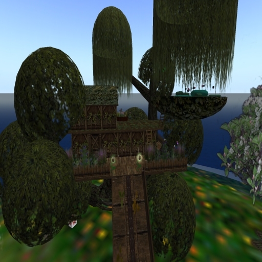 ALMOST FREE! WHIMSY  ARIANA FAIRY TREEHOUSE TREE HOUSE (76P)-PREFAB