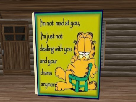 Second Life Marketplace - Inspirational Card - I'm Not Mad At You