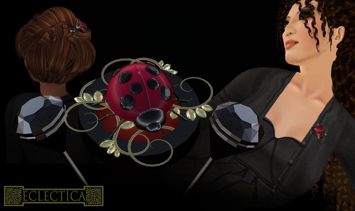 Eclectica Ladybeetle Pin Set