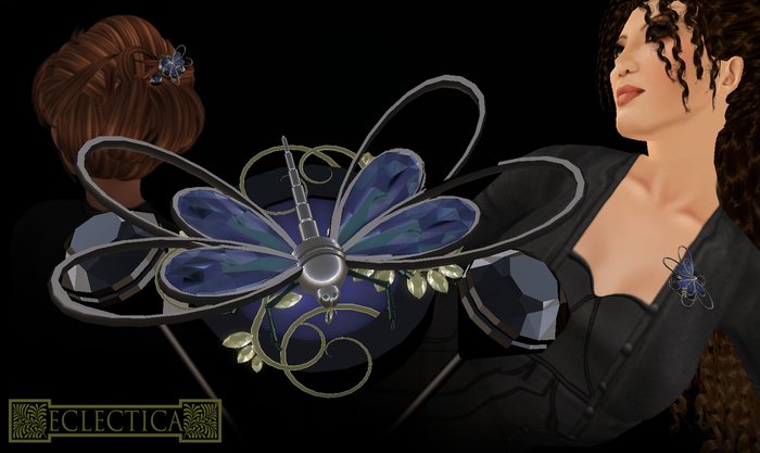 Eclectica Dragonfly Pin Set