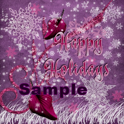 Boxed Happy Holidays Photo Album