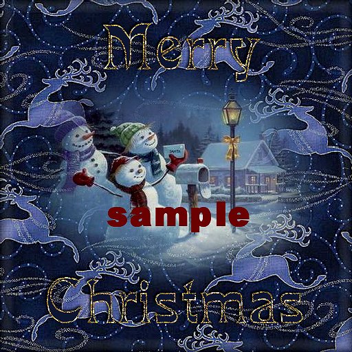 Boxed Snowmen Photo Album
