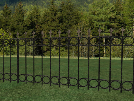 Second Life Marketplace - 17 Ornate Formal Wrought Iron Fence Textures ...