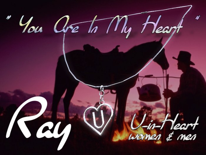 "You Are In My Heart" (U-in-Heart) Necklace