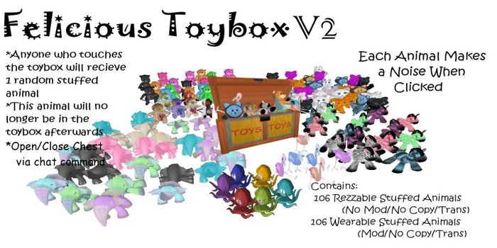 Felicious Toybox (Includes 212 Stuffed Animals)