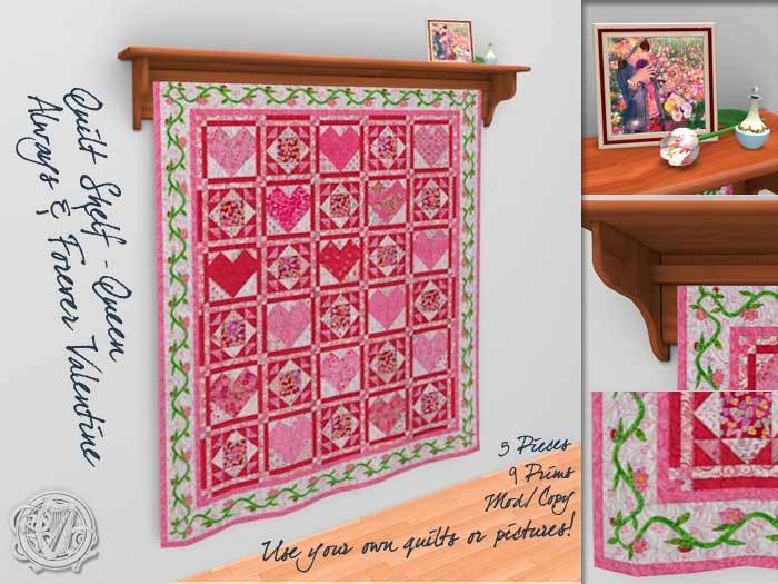 R(S)W Quilt Shelf - Queen: Always & Forever Valentine