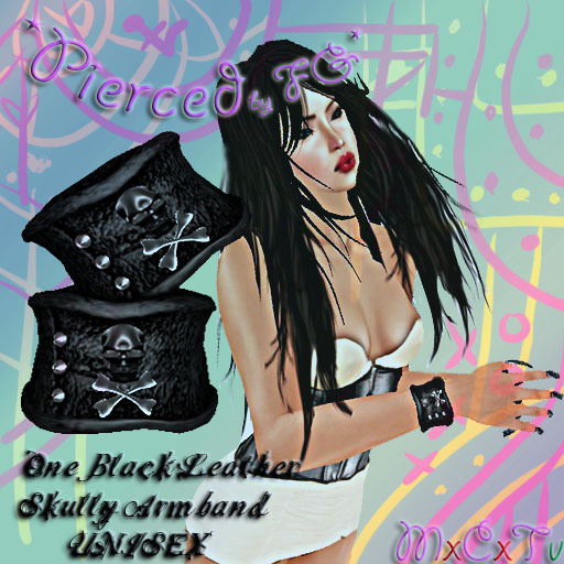 *FG* Black Leather ArmBand