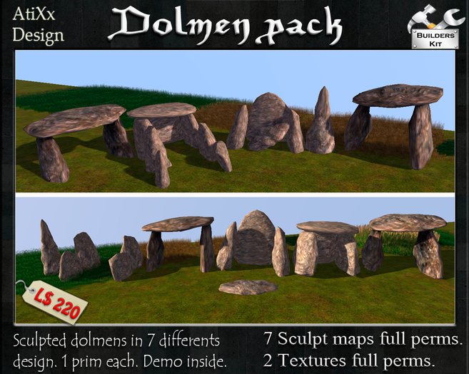 Dolmens pack full perms