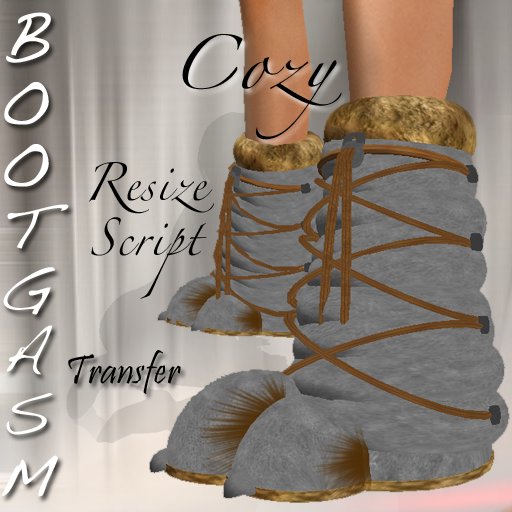 Bootgasm Neko Boots Cozy Grey