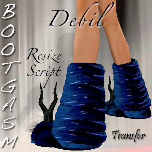 Bootgasm Neko Boots Debil Blue