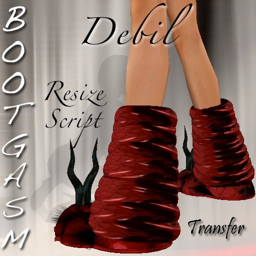 Bootgasm Neko Boots Debil Red