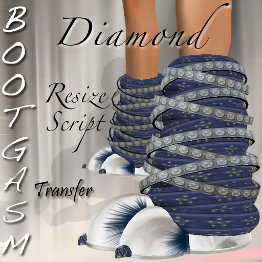 Bootgasm Neko Boots Diamond Blue