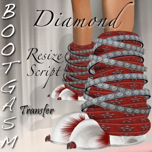 Bootgasm Neko Boots Diamond Red