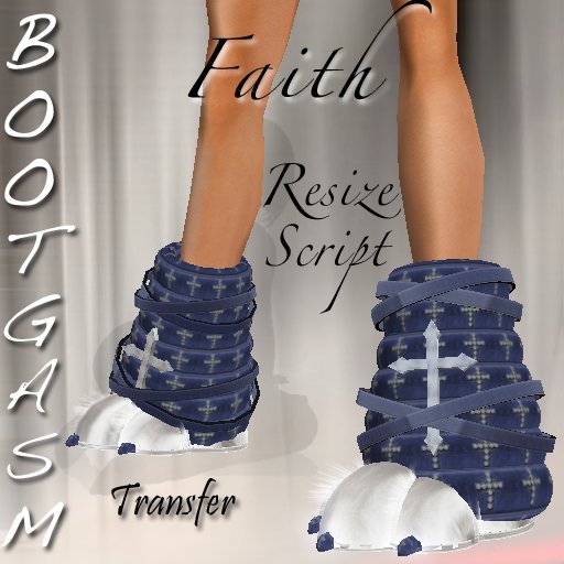 Bootgasm Neko Boots Faith Blue