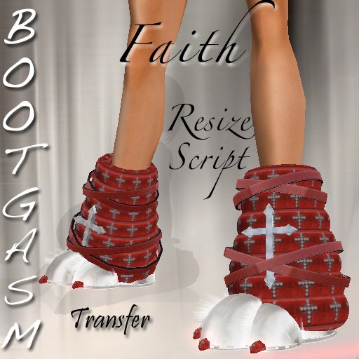 Bootgasm Neko Boots Faith Red