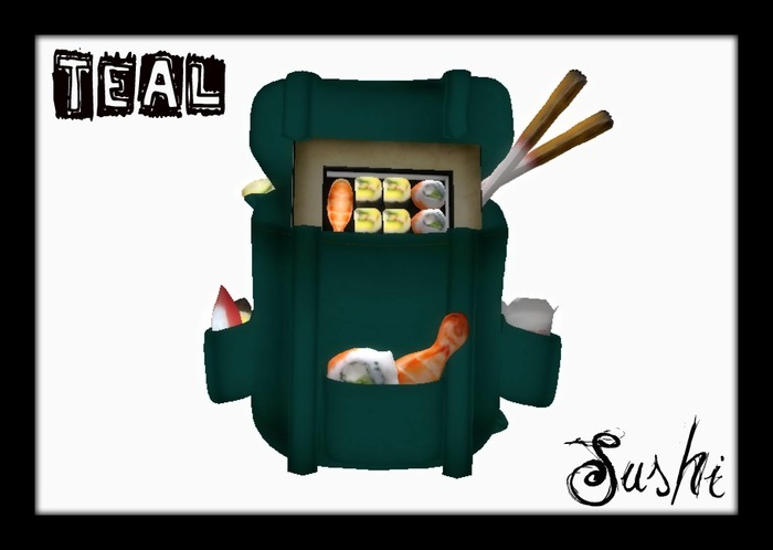 Sushi -[Fox]- For The Love Of Sushi! [Teal] 