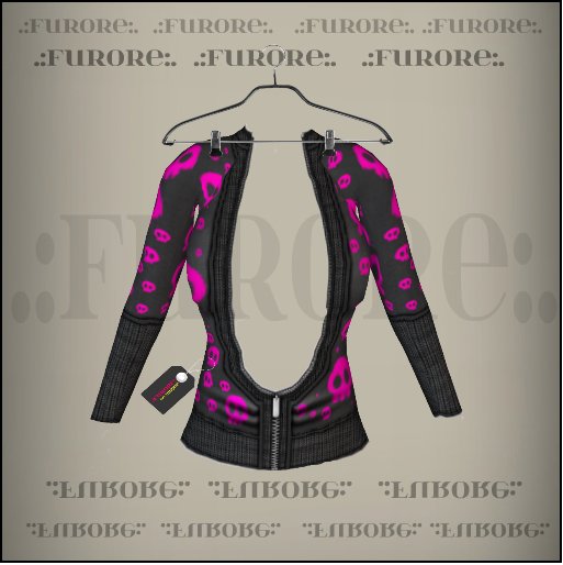 [Furore] Check me out Jacket *PINK SKULLS*