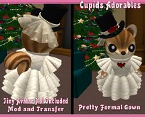 *CUPIDS ADORABLES* Formal Red Roses Gown
