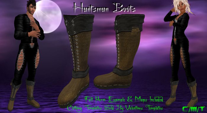 Huntsman Boots (TAN) Boxed 
