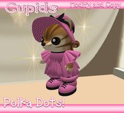 *CUPIDS ADORABLES* Polkadot Dress Pink